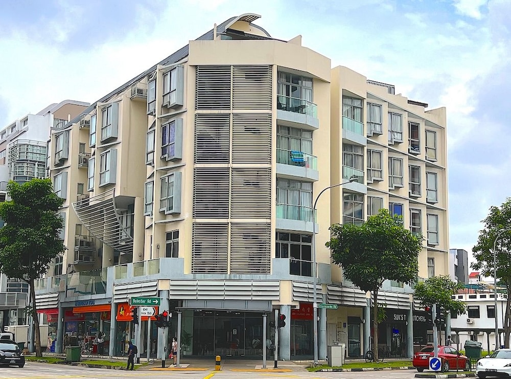 Four strata ground floor shops at Farrer Park for sale